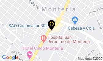 Mapa de Acciones & Valores en Montería
