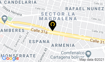 Mapa de Ace-cos en Cartagena