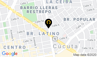 Mapa de Aceautos en Cúcuta