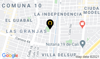 Mapa de Aceites La Frontera en Cali