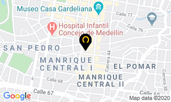 Mapa de Acemos Sas en Medellín