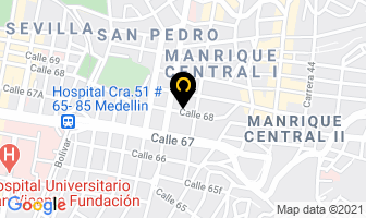 Mapa de Aceros Luije en Medellín