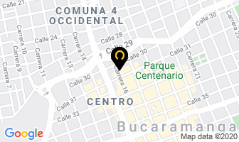 Mapa de Aceros Markert en Bucaramanga