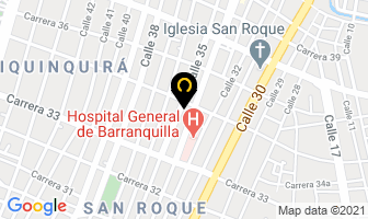 Mapa de Aceros Victor en Barranquilla