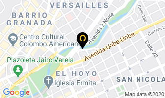 Mapa de Acertar Publicidad en Cali