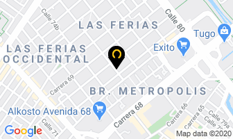 Mapa de Acetec Aceros Técnicos en Bogotá D.C