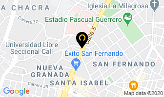 Mapa de Acevedo Pacheco Juan Pablo en Cali