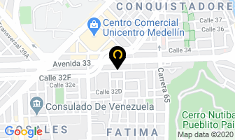 Mapa de Aciertos Inmobiliarios E.u. en Medellín