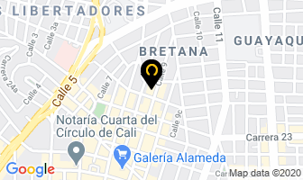Mapa de A.c.m. Distribuciones Industrias C.m. en Cali
