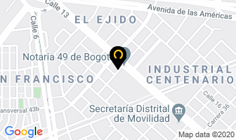 Mapa de Acme León Plásticos S.a. en Bogotá D.C