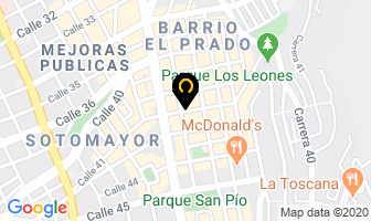 Mapa de Acoandes en Bucaramanga