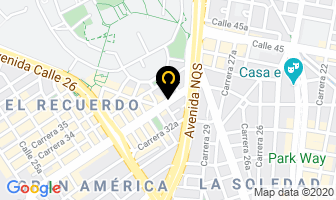 Mapa de A.come-comercio Empresarial S.a. en Bogotá D.C