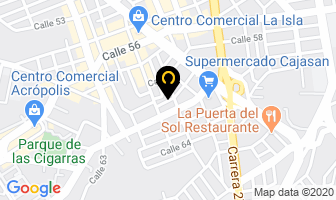 Mapa de Acondiaire en Bucaramanga