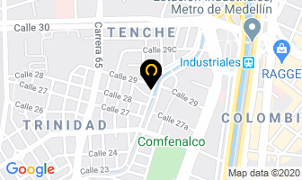 Mapa de Acondicionar Gas en Medellín