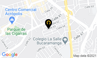 Mapa de Aconfrios en Bucaramanga
