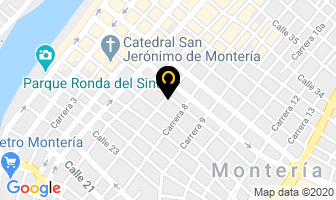 Mapa de Acosta Eljach Samira en Montería
