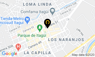 Mapa de Acosta suarez eliana en Itaguí
