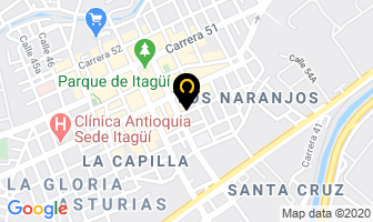 Mapa de Acricielos Chucho en Itaguí