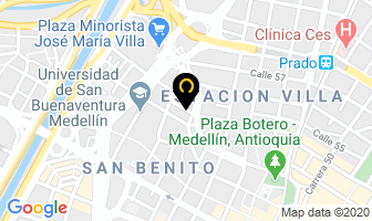 Mapa de Acricolor en Medellín