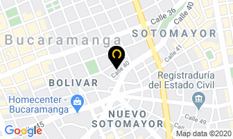 Mapa de Acricolor en Bucaramanga
