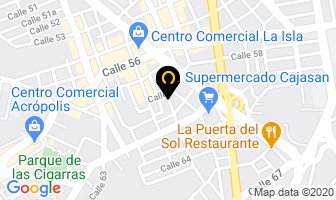 Mapa de Acrilcal en Bucaramanga