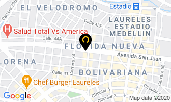 Mapa de Acrilicos Colteacril Ltda. en Medellín