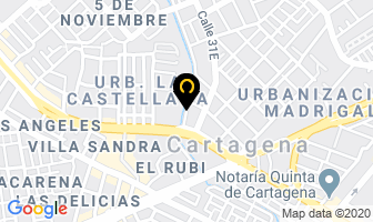 Mapa de Acrílicos La Fe en Cartagena