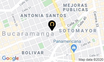 Mapa de Acrilicos Polyacricol en Bucaramanga