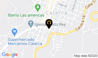 Mapa de Acrividrios Calarca en Calarcá