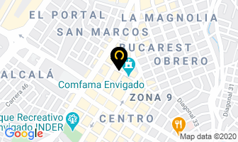 Mapa de Acryavisa Acrilicos en Envigado