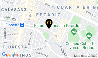 Mapa de Active Recreacion Ltda en Medellín