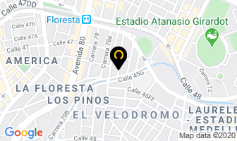 Mapa de Activos E Inventarios Ltda en Medellín