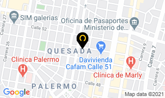 Mapa de Acty-cctv Panasistem en Bogotá D.C