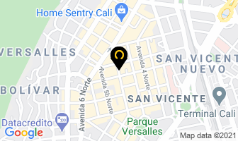 Mapa de Acuario en Cali