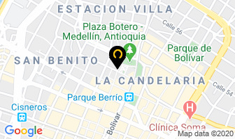 Mapa de Acuario Acuamar en Medellín