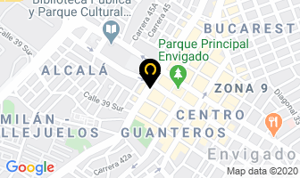 Mapa de Acuario la 11 en Envigado