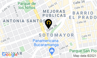 Mapa de Acuario Poseidon en Bucaramanga