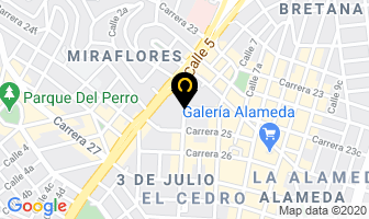Mapa de Acuarios Cali en Cali