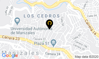 Mapa de Acuaservicios en Manizales