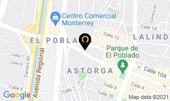 Mapa de Acuaservicios Técnicos en Medellín