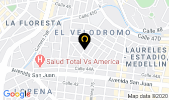 Mapa de Acuazul Ltda. en Medellín