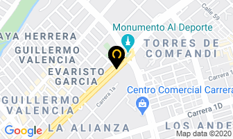 Mapa de Acumuladores Duncan S.a. en Cali