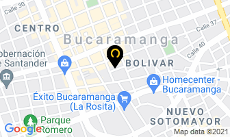 Mapa de Acuña Refrigeración en Bucaramanga