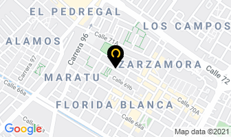 Mapa de Acusticos Master en Bogotá D.C