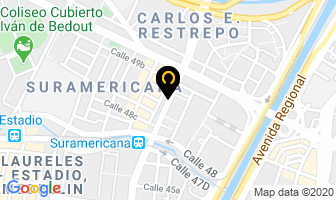 Mapa de Acvicol en Medellín