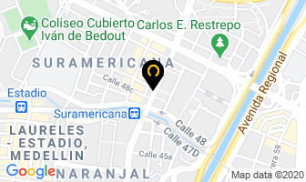 Mapa de Acvicol Ltda. en Medellín