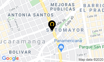 Mapa de Adecco en Bucaramanga