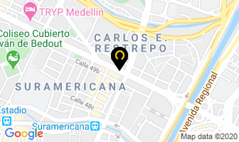 Mapa de Adercopria en Medellín