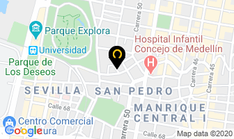 Mapa de Adhelacas en Medellín