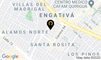 Mapa de Adiestramiento Canico Adiscan en Bogotá D.C